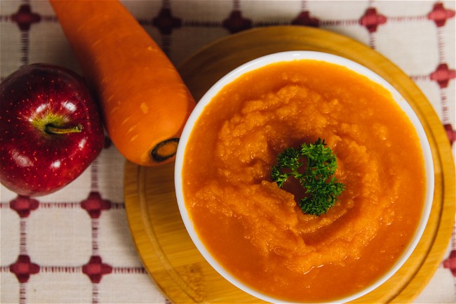 Image of Apple Carrot Puree (Baby Food)