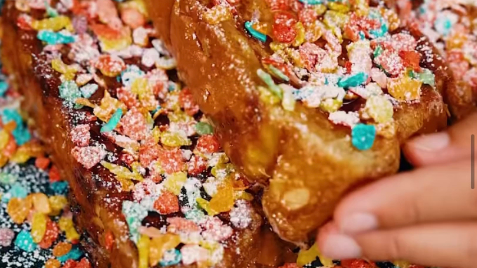 Image of Fruity Pebbles French Toast