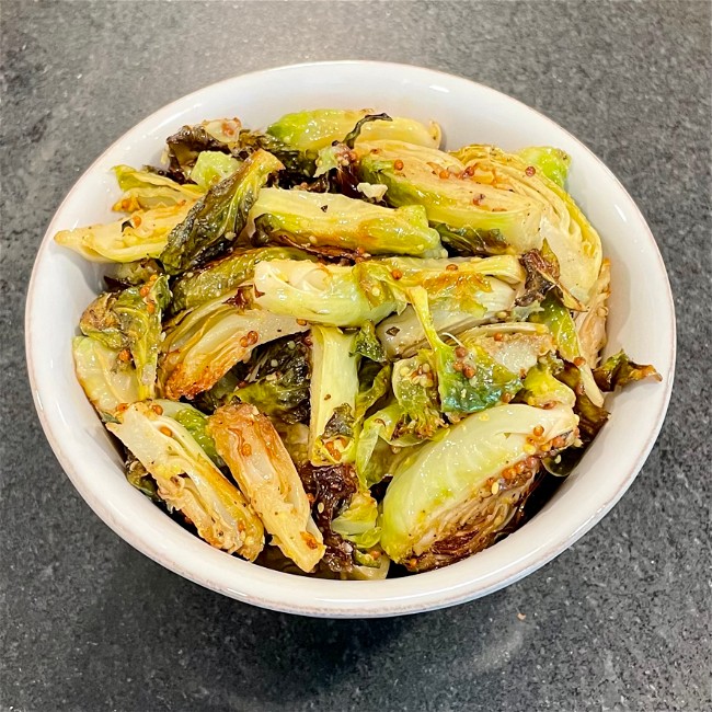 Image of Dijon Garlic Brussels Sprouts