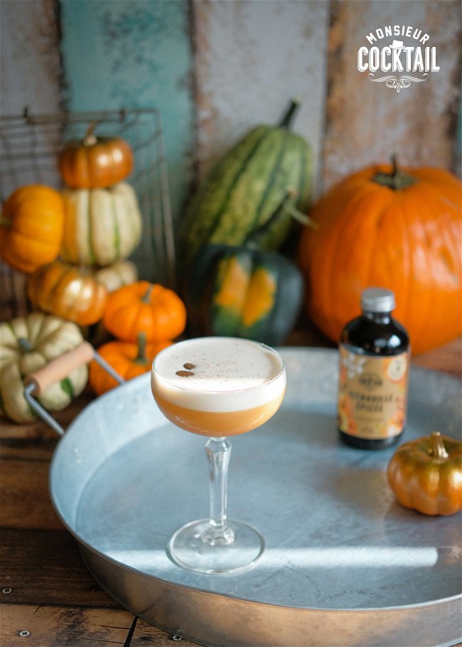 Image of Amaretto citrouille sour végane