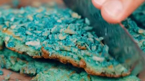 Image of Blue Takis Egg Wrap