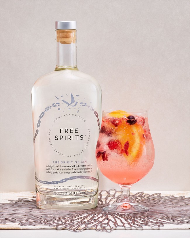 Image of Cranberry Smashed Gin & Tonic (Non-Alcoholic)