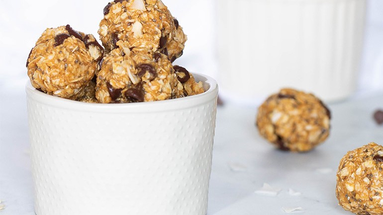 Image of Chocolate Coconut Energy Bites Recipe