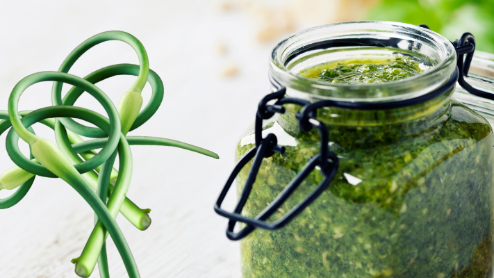 Image of Garlic Scape Pesto