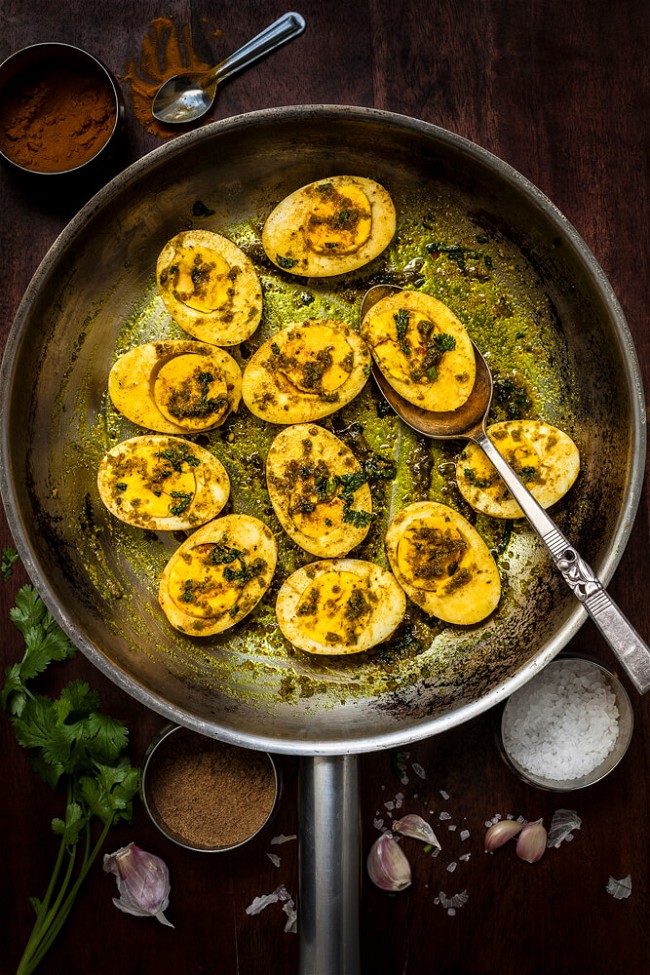 Image of Curried Eggs a delicious Spicy Masala Recipe from New Zealand