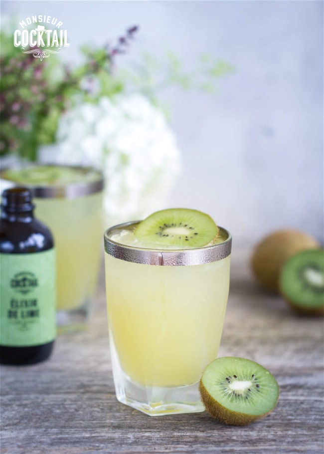Image of Smash vodka, kiwi et basilic