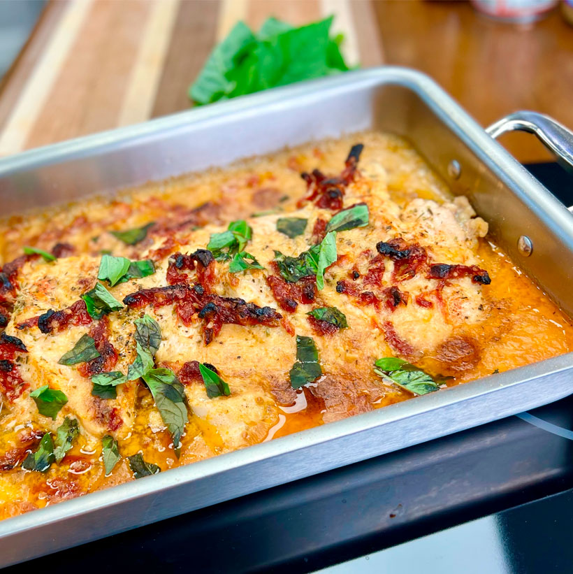 Baked Tuscan Chicken
