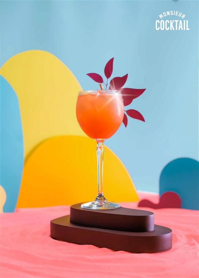 Image of Sangria rosée sans alcool