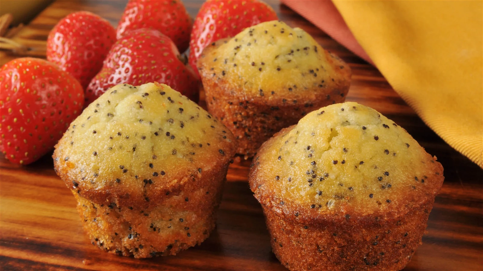 Image of Gluten-Free Double Lemon Poppyseed Muffins