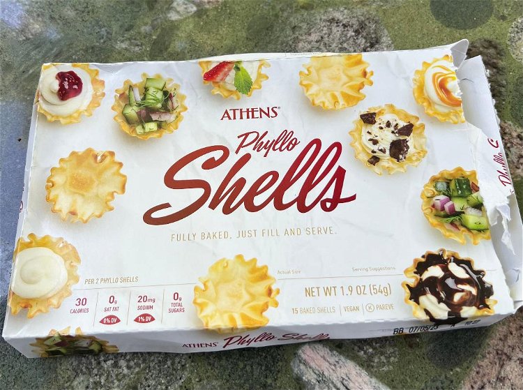 Image of Preheat oven to 350°. Place phyllo shells on a baking...