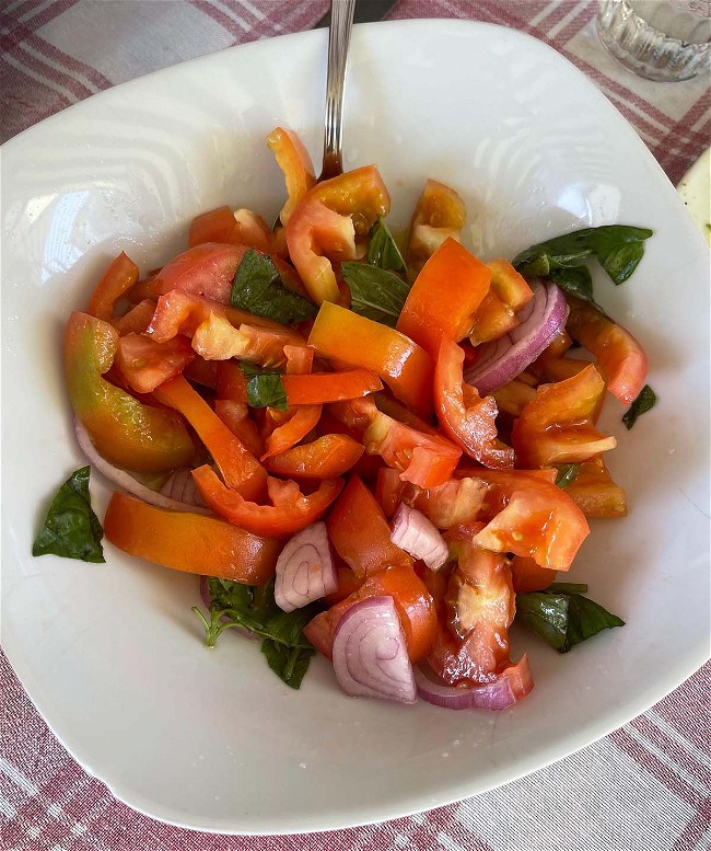 Image of Tomato Salad (Insalata di Pomodoro Calabrese)