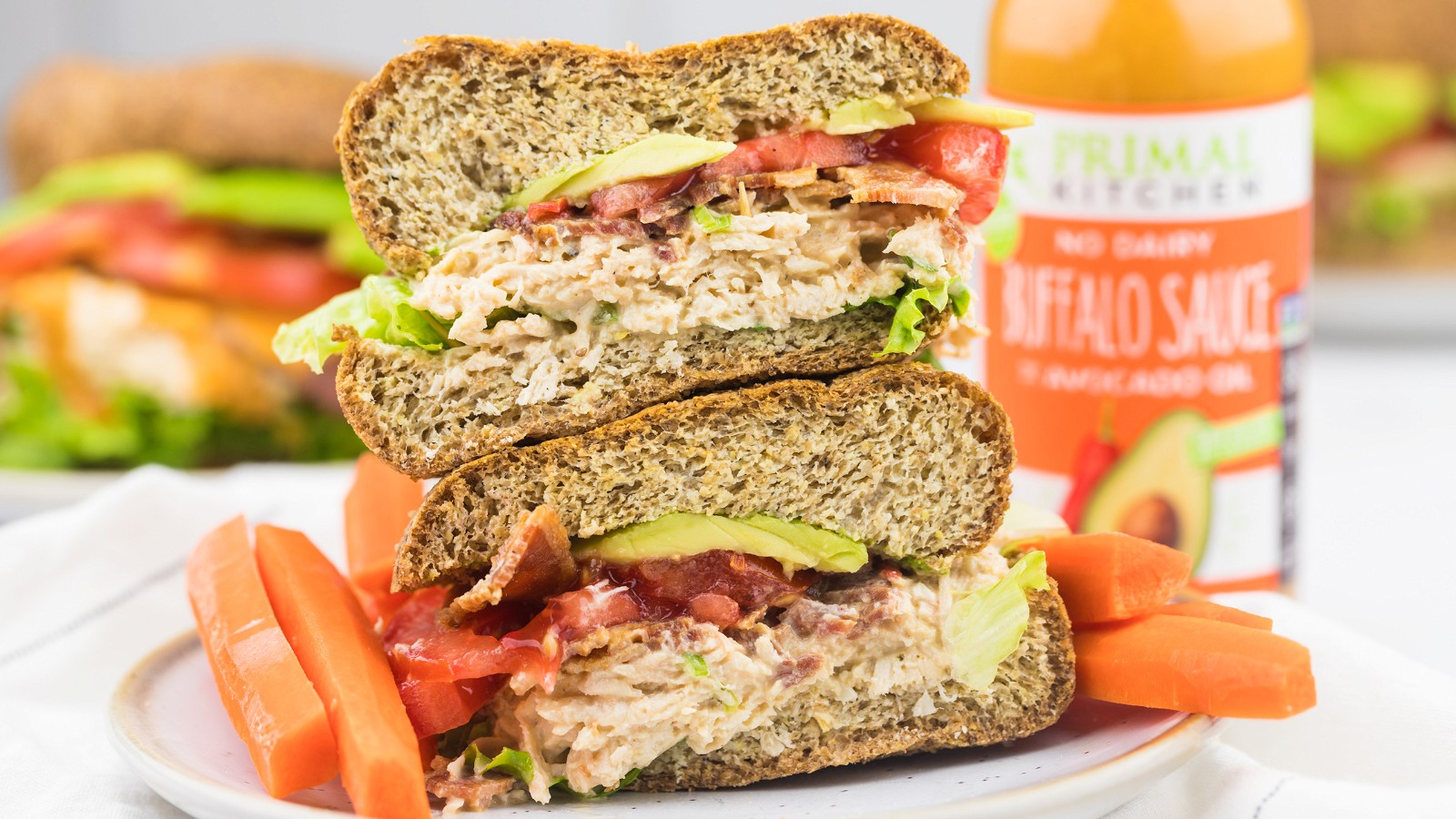 Image of Buffalo Chicken Sandwich with Bacon