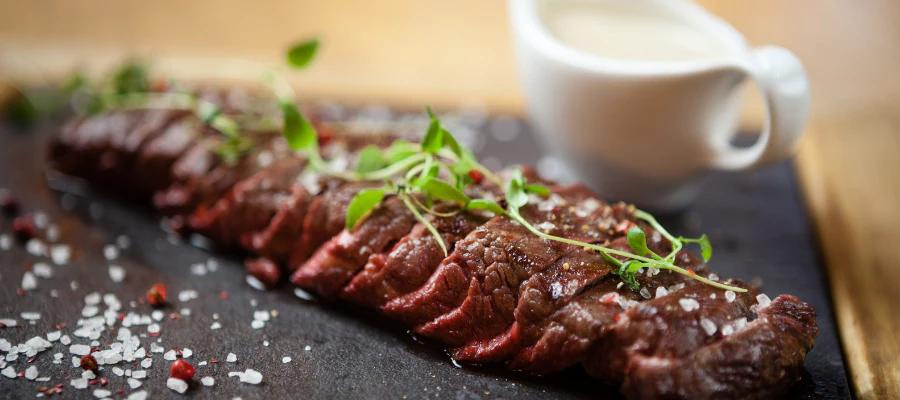 Roast Garlic Grilled Marinated Flank Steak