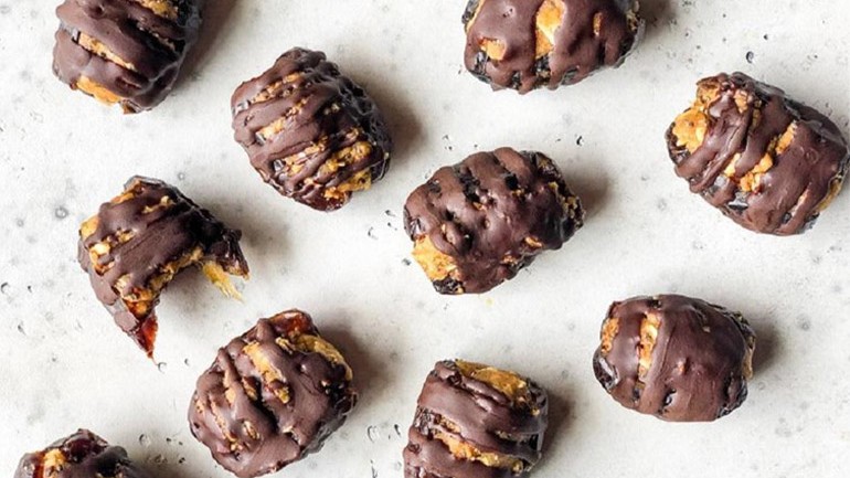 Image of Butterfinger Stuffed Dates Recipe