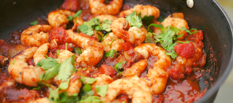 Smoky Chipotle Shrimp and Tomatoes a Lean and Green Recipe
