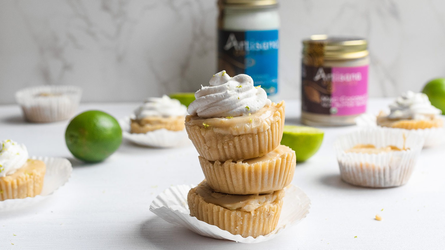 Image of Raw Key lime Mini Pies | Vegan, Grain-free