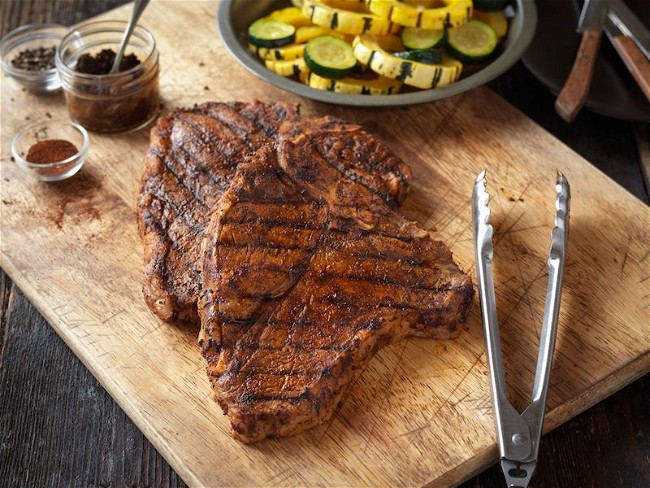 Image of Griller T-Bone Steak with BBQ Rub