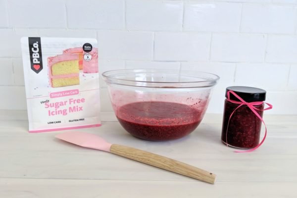 Microwave raspberry jam