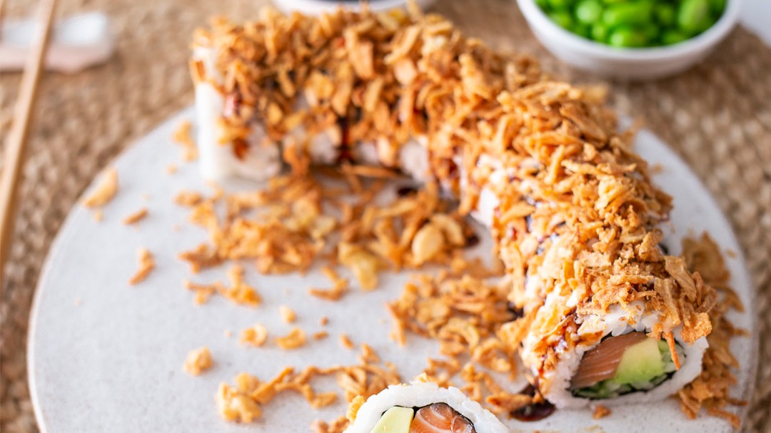 Salmon Sushi Roll Recipe | Kelly Loves