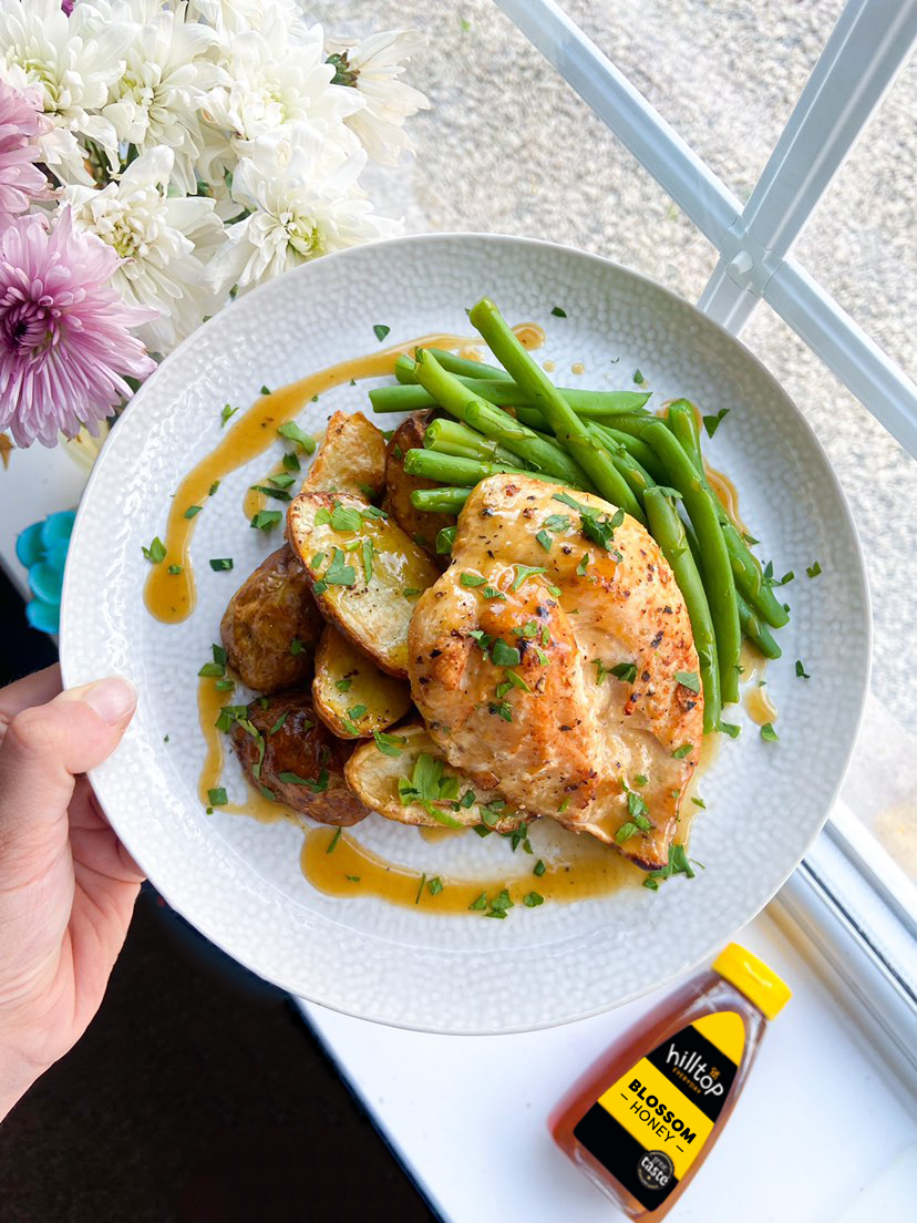 Creamy honey mustard chicken (dairy-free)