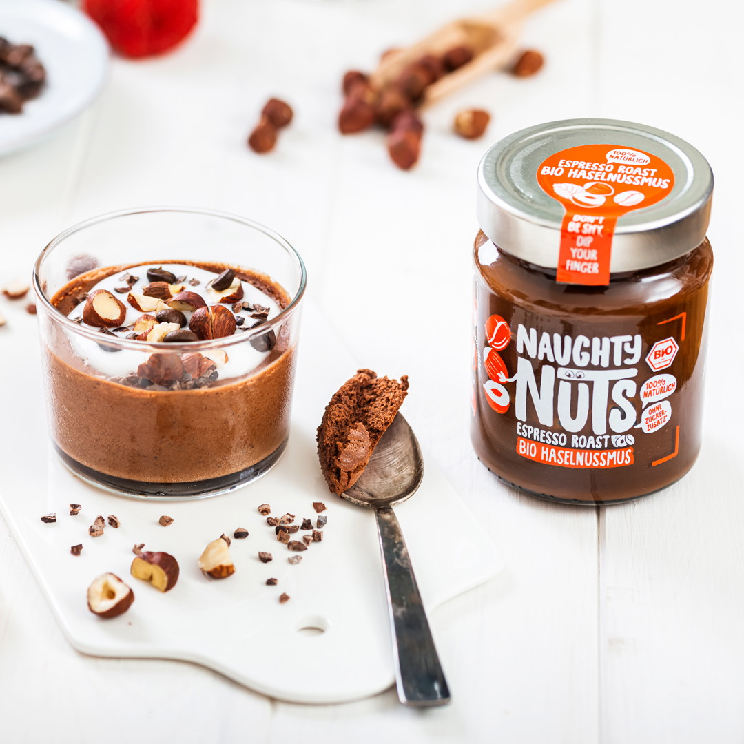 Vegane Mousse mit Espresso Roast