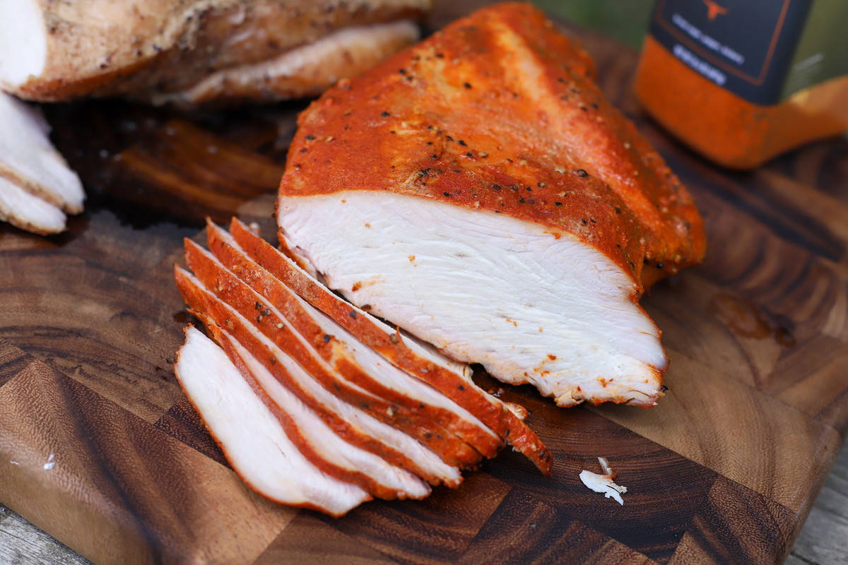 Texas Style Smoked Turkey Breast