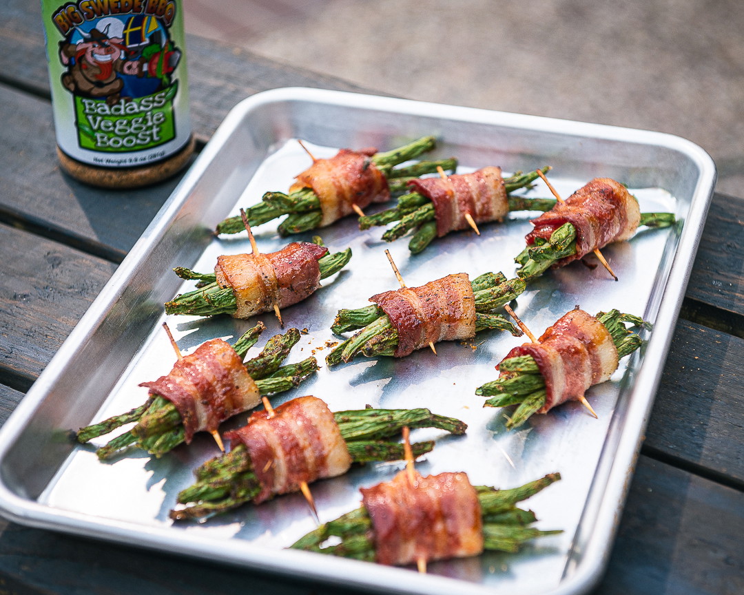 Grilled Green Bean Bundles