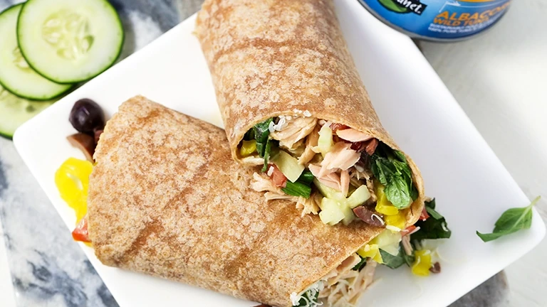 Image of Tuna Antipasto Wraps