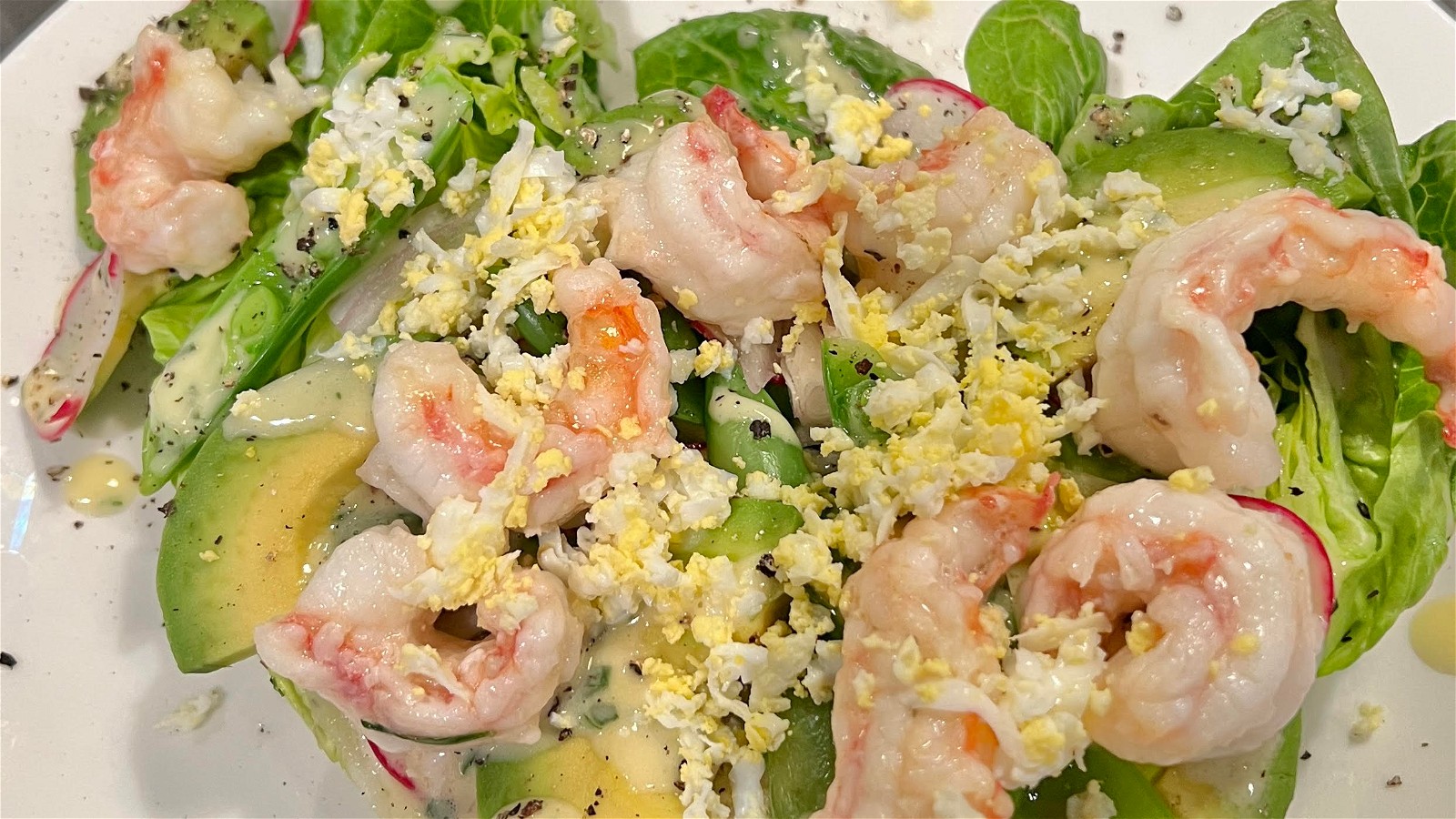 Image of Butter Poached Spot Prawns Louis Salad from the Whisk Cooking Class