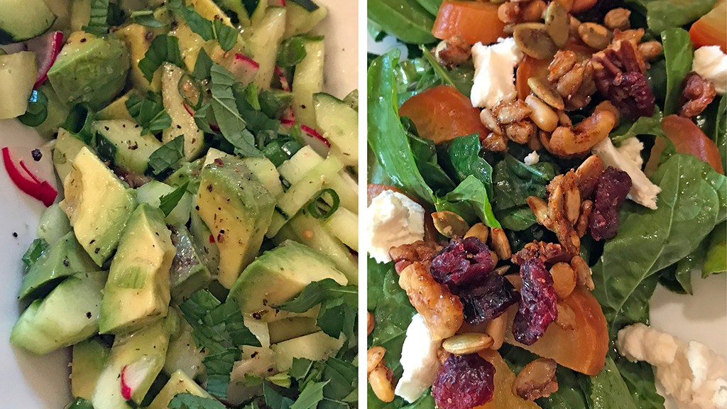 Image of Season's Best Salads: Cucumber or Arugula with Roasted Golden Beets and Goat Cheese