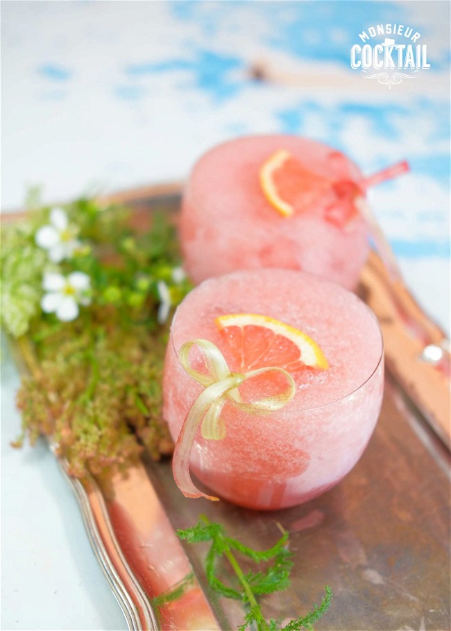 Image of Slush tequila et rhubarbe faible en sucre
