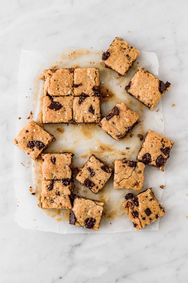 Image of Blondies con trozos de chocolate