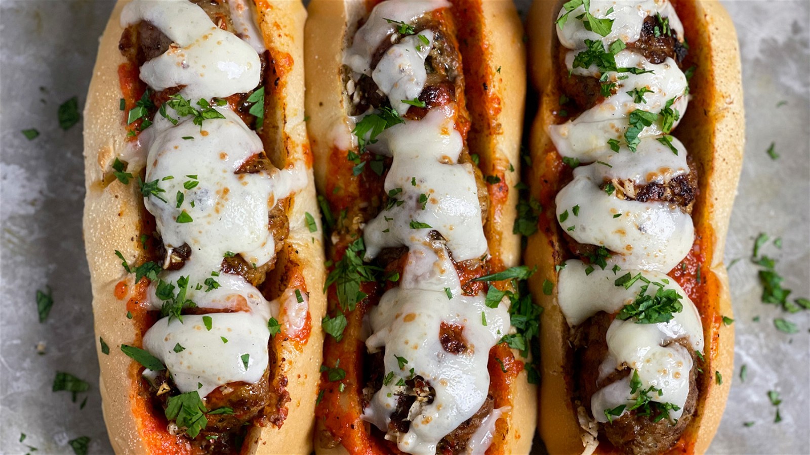 Image of Nut Free Romesco Style Meatball Subs