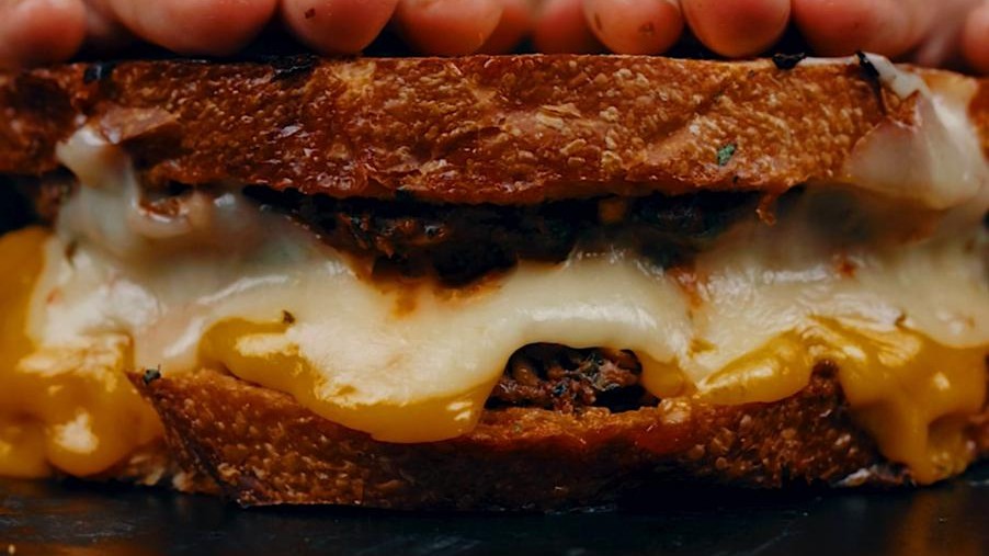 Image of Air Fried Burger Sandwich