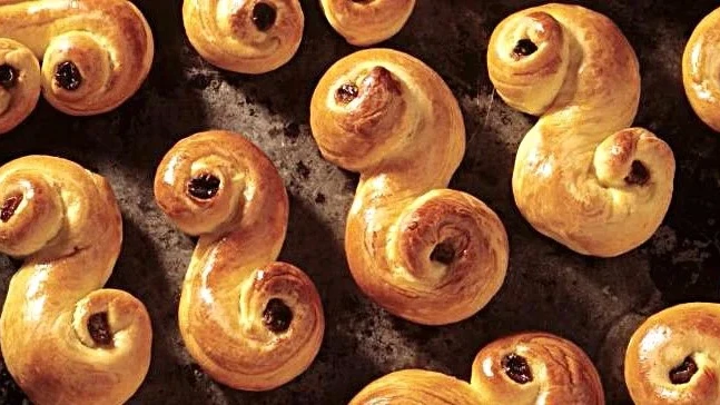 Image of LUSSEKATTE MED SAFRAN