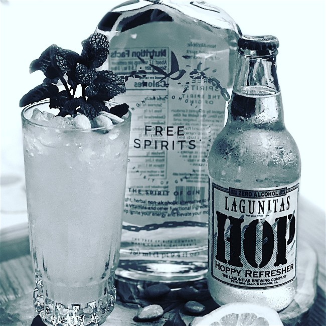 Image of Hoppy Almond Fizz (Non-Alcoholic)