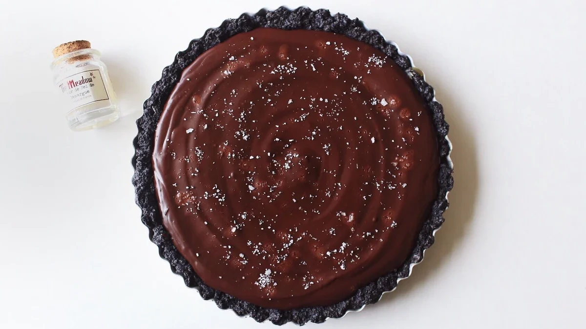 Image of Chocolate Caramel Tart with Bitterman's Fleur de Sel