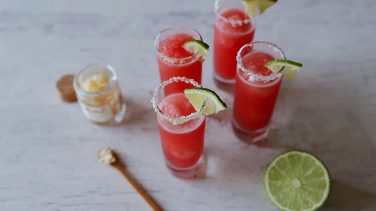 Image of Watermelon Shooters with Lemon Salt