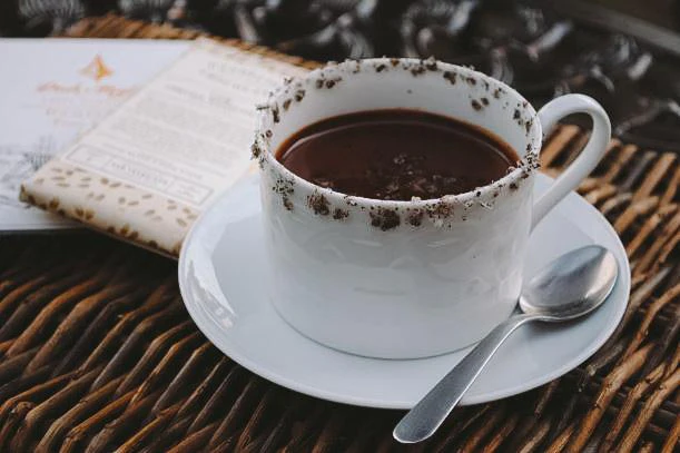 Drinking Chocolate with Halen Mon Gold Smoked Salt