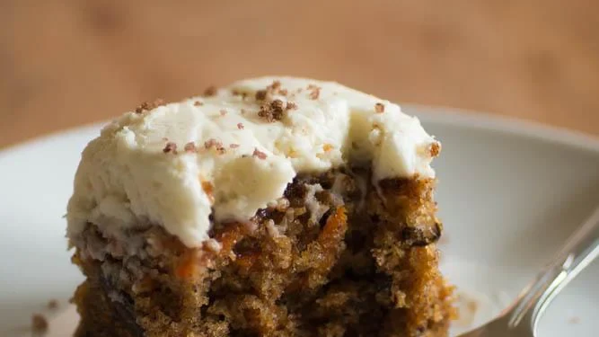 Image of Carrot Cake with Bitterman’s Chocolate Fleur de Sel