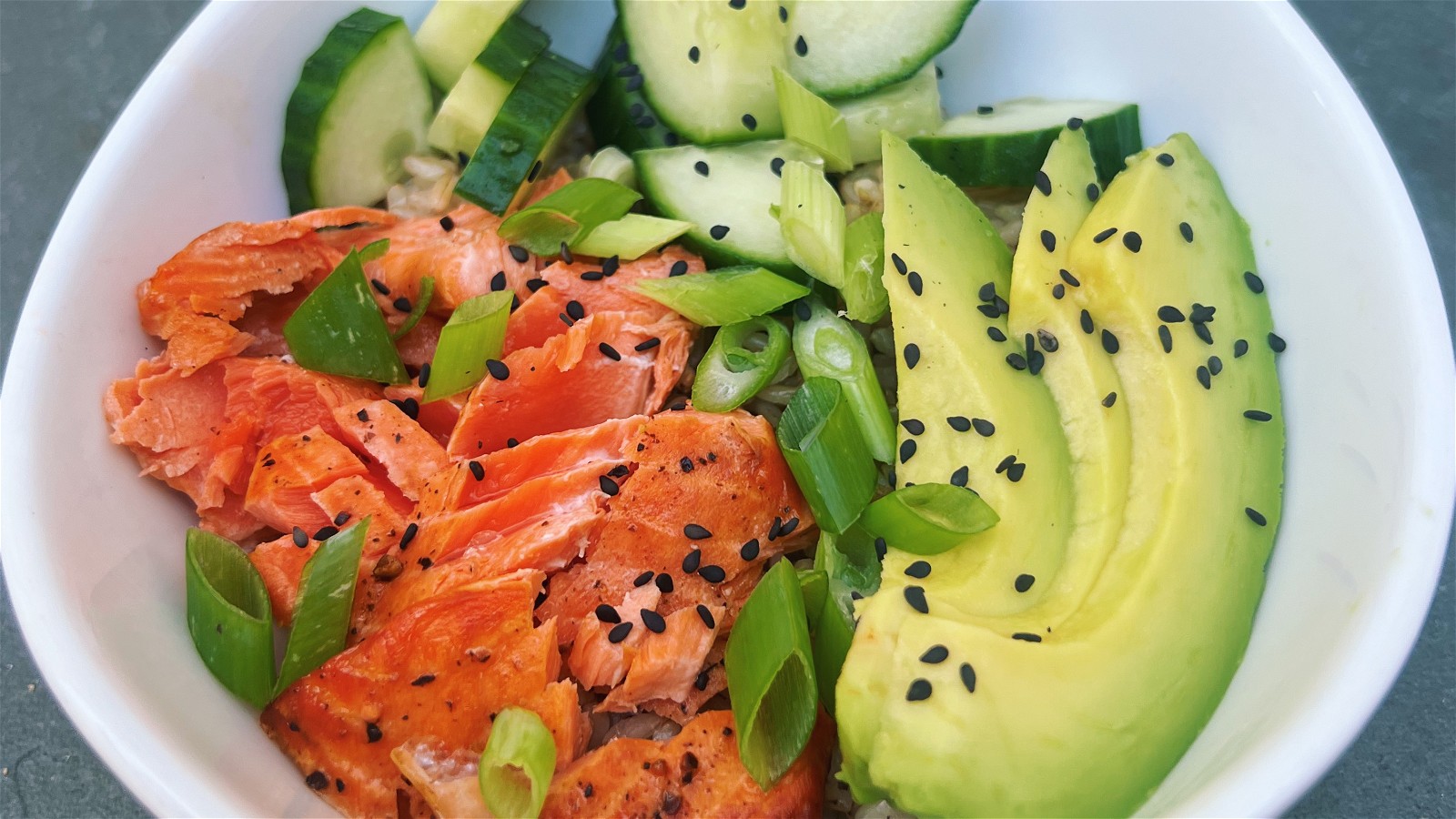 Image of Baked Salmon Sushi Bowls Inspired by Half Baked Harvest