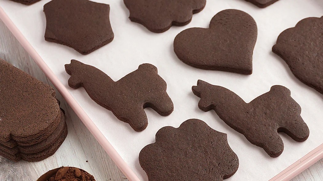 Image of Chocolate Brownie Cut Out Cookies
