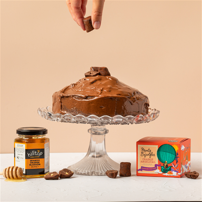 Image of CHOCOLATE ORANGE HONEY CAKE | HILLTOP HONEY X MONTY BOJANGLES