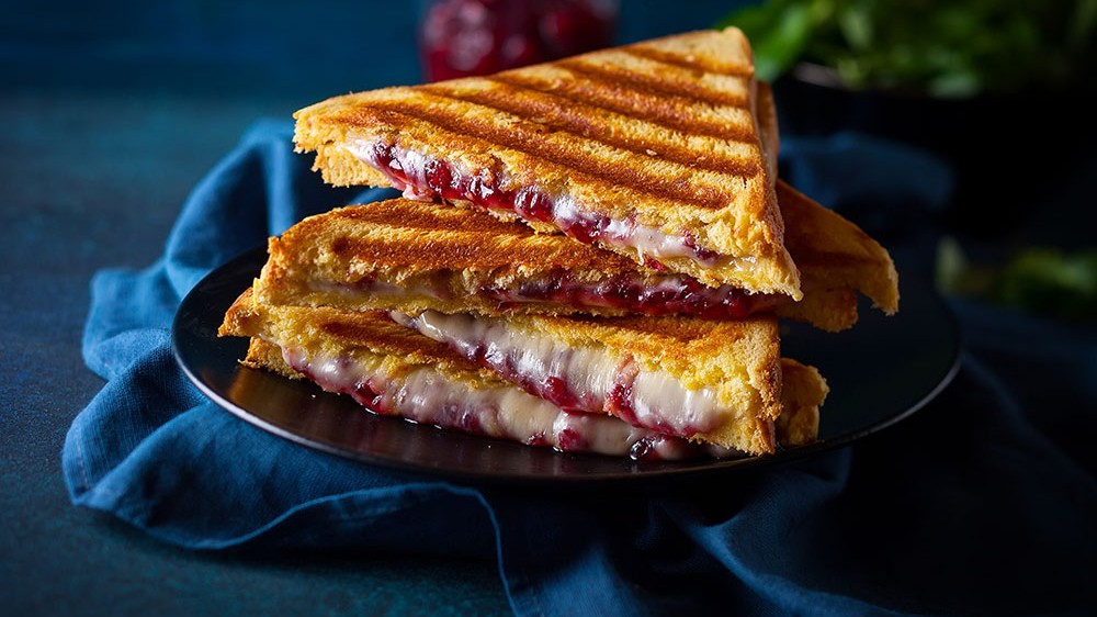 Image of Adult Grilled Cheese Sandwich With Keto Bread