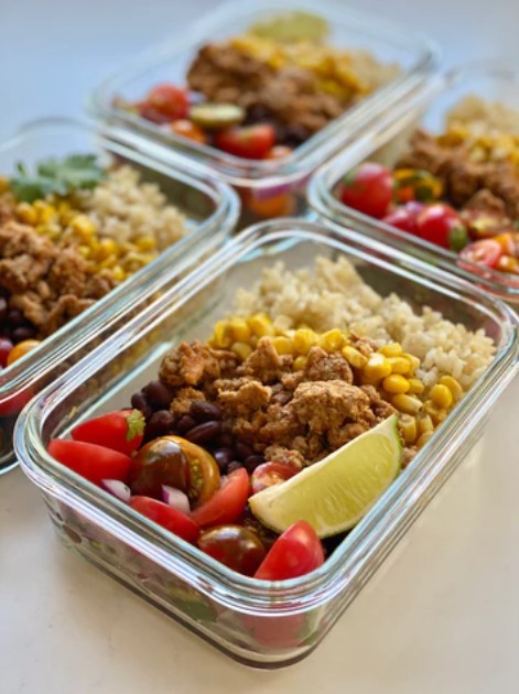 Image of Turkey Taco Meal Prep Bowls