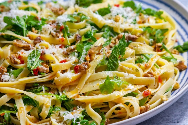 Image of Anchovy Pasta With Walnuts