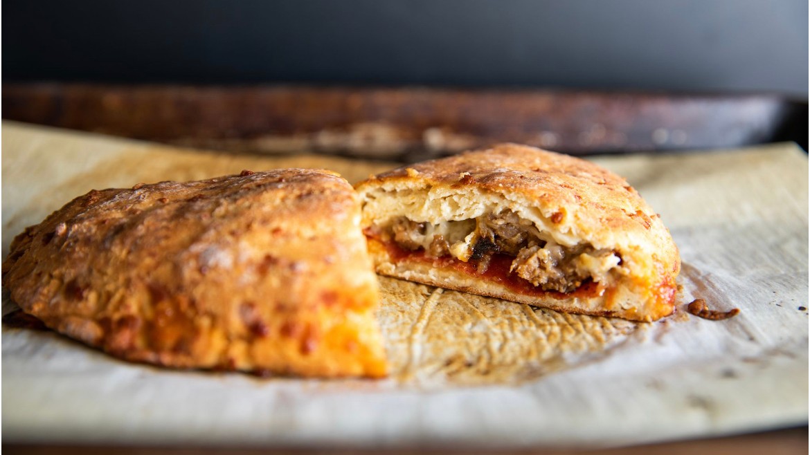 Image of Sausage and Cheese Calzones