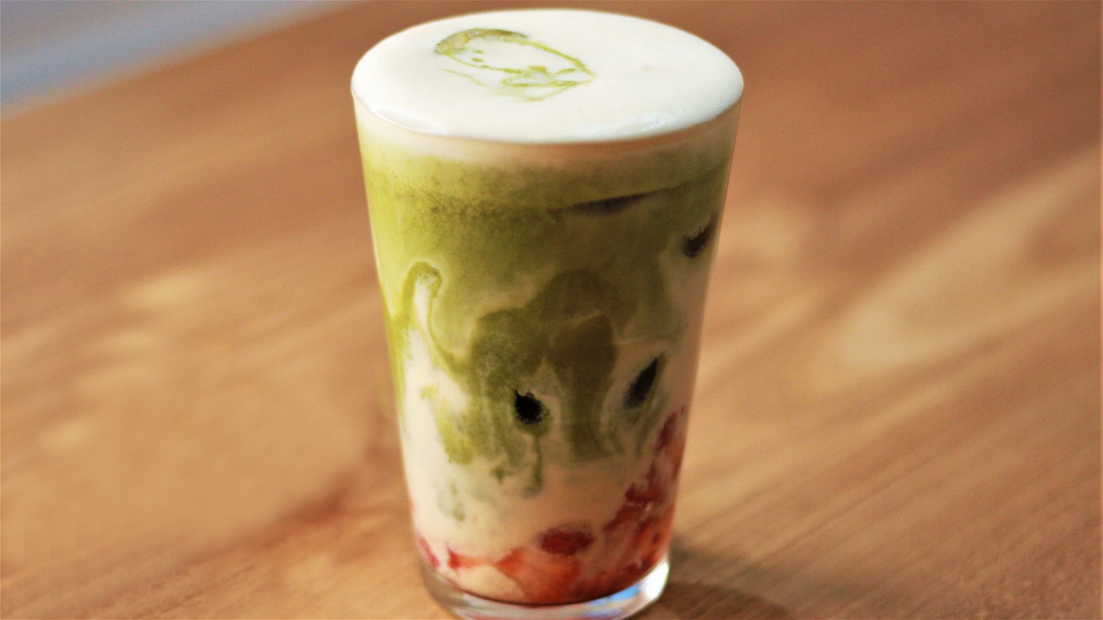 Image of Beat the Summery heat with our own Matcha Strawberry latte recipe!