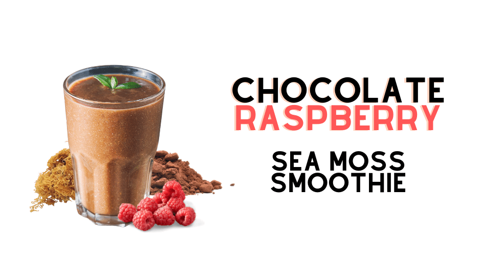 Image of Chocolate Raspberry Sea Moss Smoothie