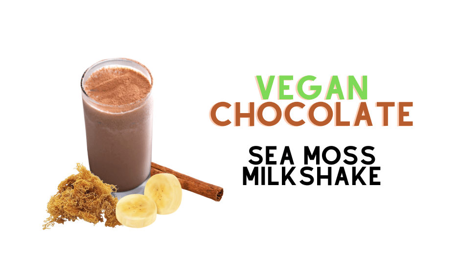 Image of Vegan Chocolate Milkshake with Sea Moss